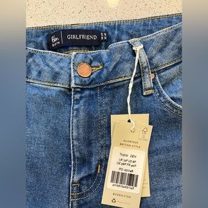 Boden Denim girlfriend midrise 12p/8p mid wash jeans (TO370)
